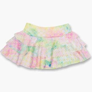 BNWT SHADE CRITTERS watercolor floral cover-up skirt- UPF 50 3T